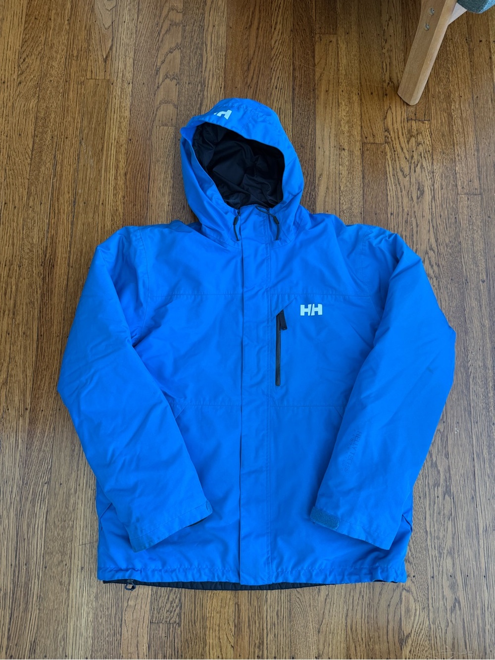 Helly Hansen Blue Ski Jacket Men's Large